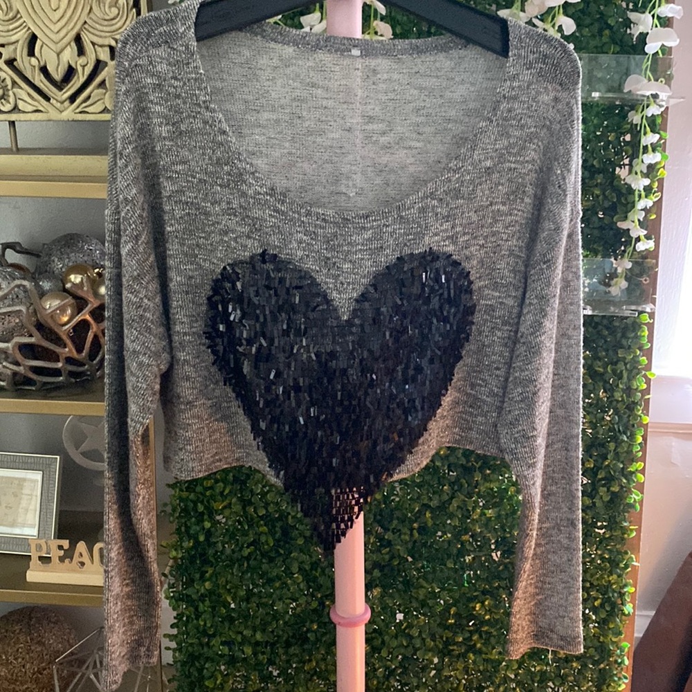 Crop sweater